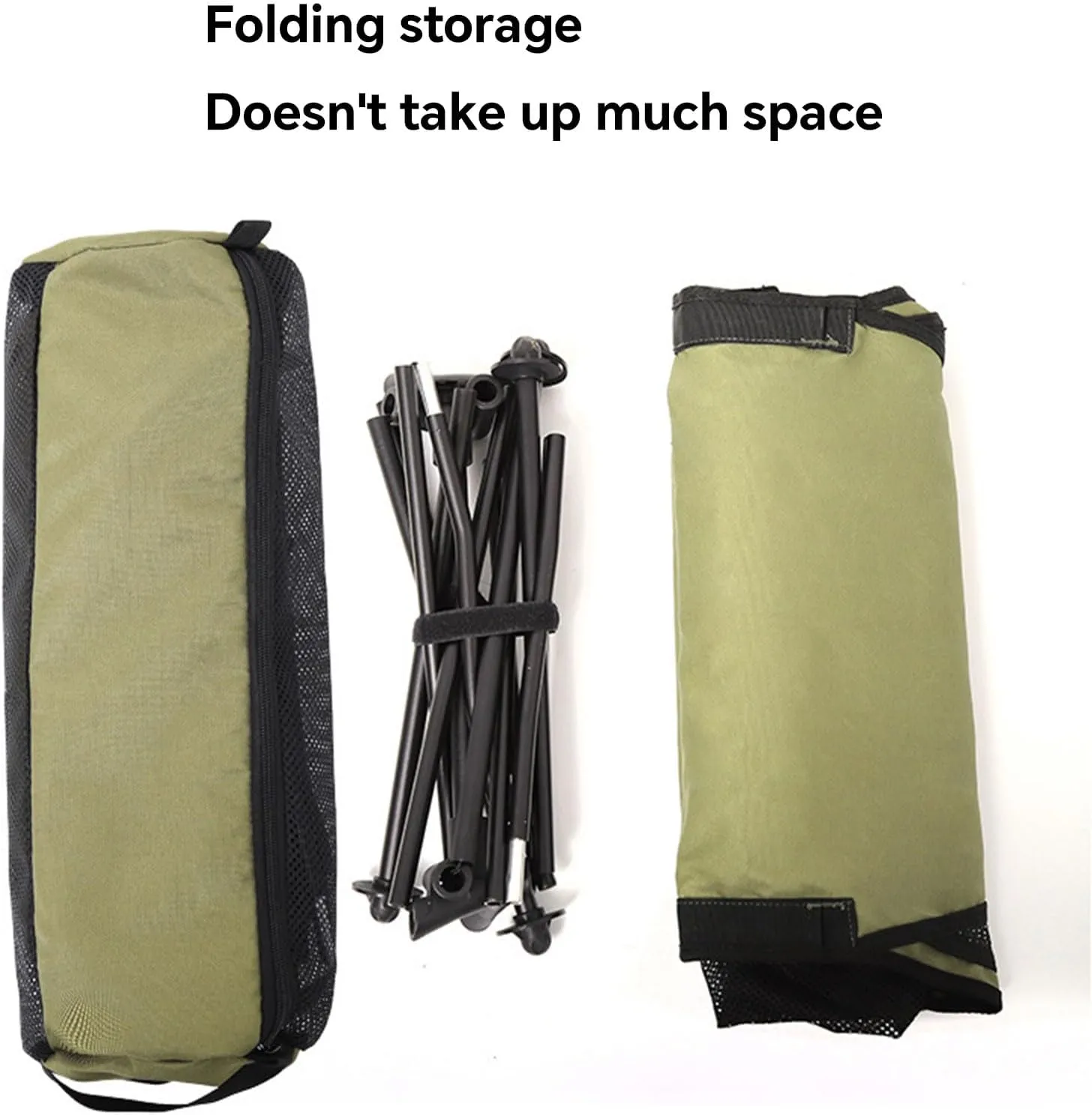 Camping Chair Compact Backpacking Chair Portable Folding Chair, Ultra-Light Aluminum Frame with Side Pockets and Headrest for Hiking Outdoor Fishing