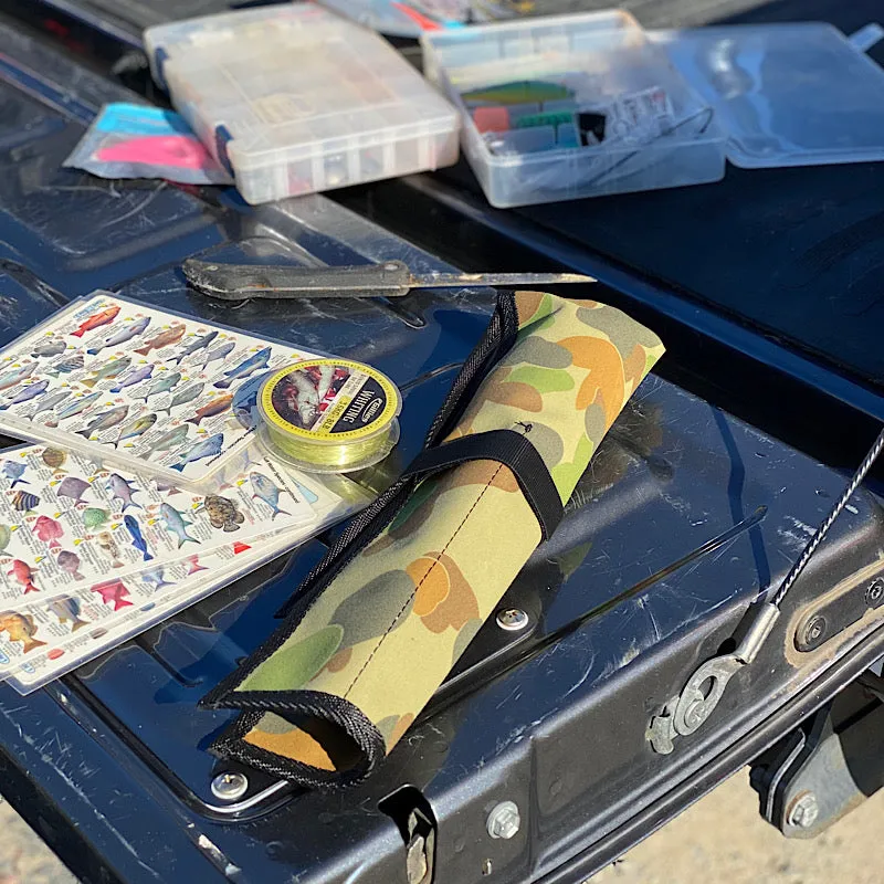 Canvas 3 Slot Knife Roll