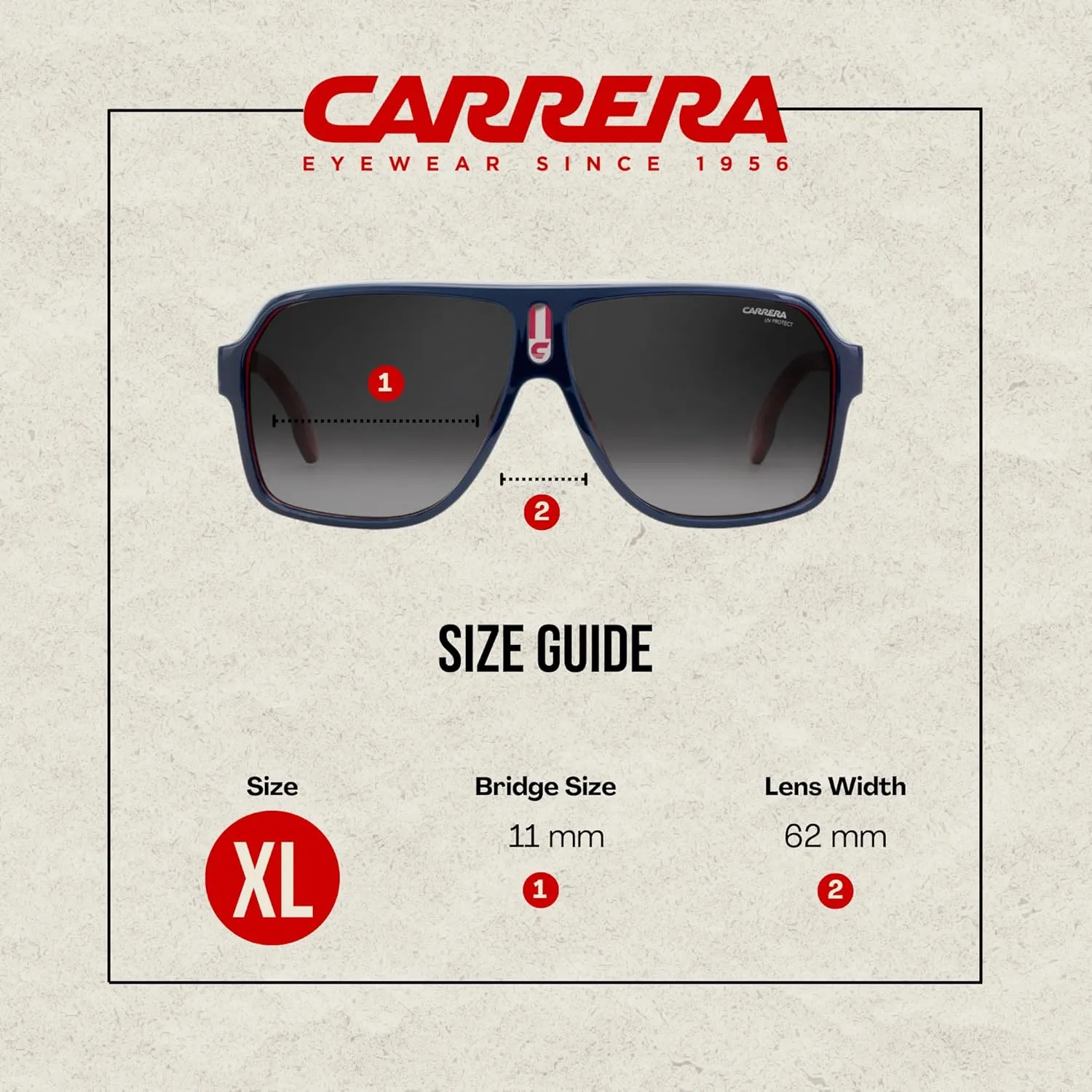 Carrera CA1001/S Plastic Aviator Sunglasses For Men For Women   BUNDLE With Designer iWear Eyewear Kit