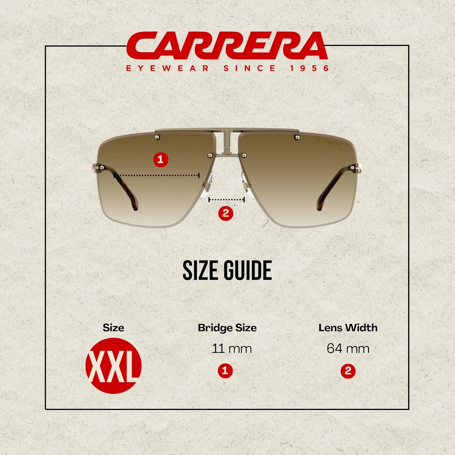 Carrera CA1016/S Square Sunglasses for Men for Women   BUNDLE with Designer iWear Care Kit