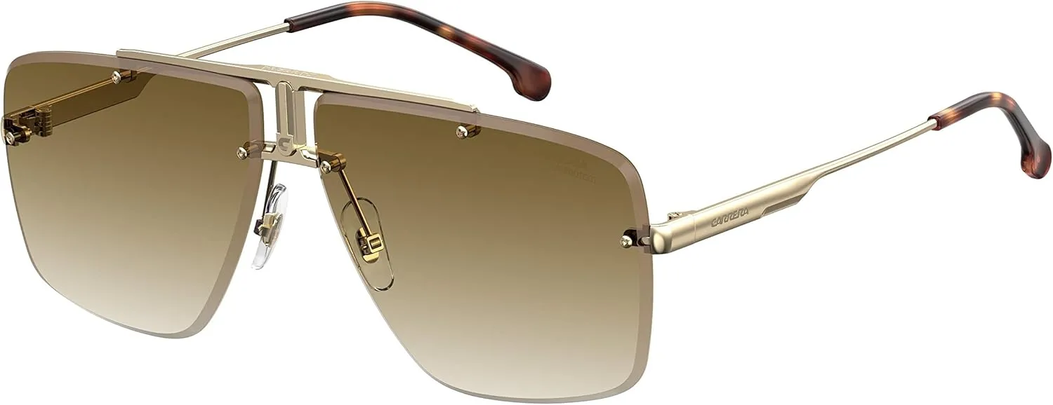 Carrera CA1016/S Square Sunglasses for Men for Women   BUNDLE with Designer iWear Care Kit