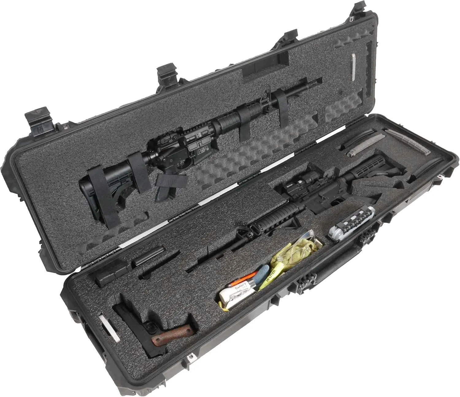 Case Club 5.56|.223 Double Rifle Case with Included Silica Gel to Help Prevent Rust & Small Waterproof Box