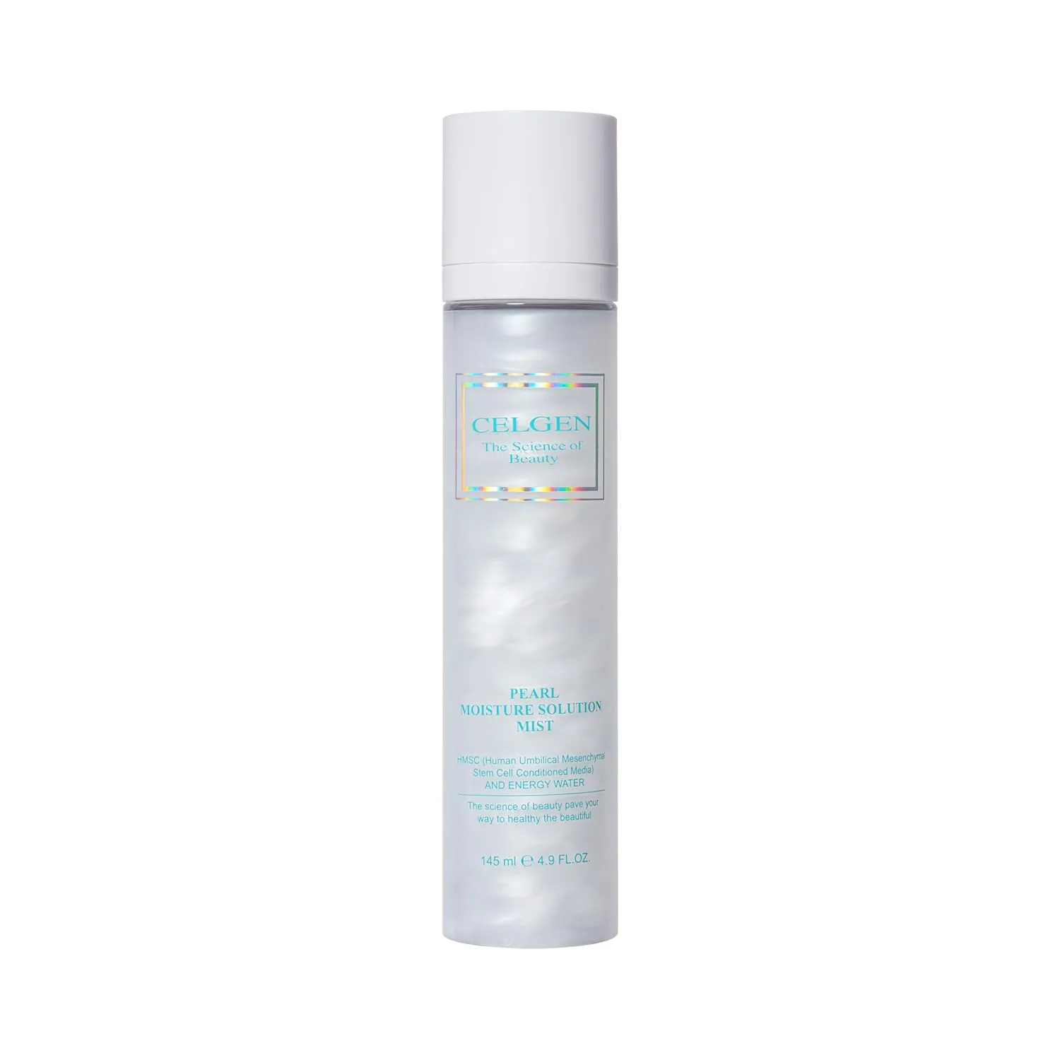 CELGEN] Pearl Moisture Solution Mist – 3-in-1 Toner, Makeup Primer & Setting Spray, Brightening & Hydrating Face Mist, 4.9 Fl. Oz./145ml
