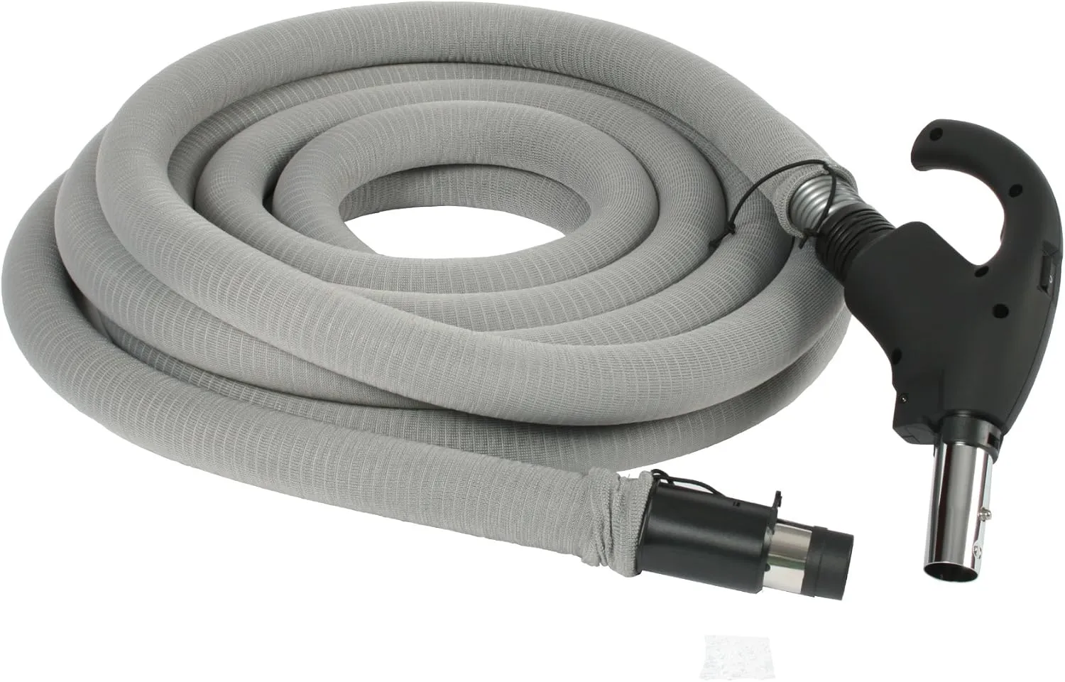 Cen-Tec Systems 99713 Central Vacuum 35 Foot Universal Connect Low Voltage Hose with Hose Sock and Button Lock Stub Tube