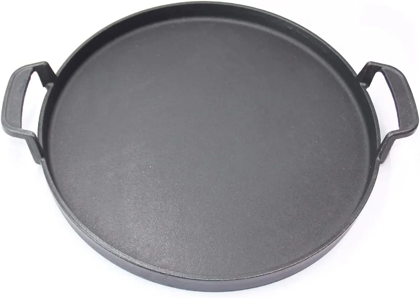 CG42A (1-Pack) Cast Iron 12" Griddle with Handles for 22 1/2 inch Weber Original Kettle Premium Charcoal Grill, 22.5'' Smokers, 22" Weber Performer Premium