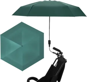 Chair Umbrella with Clamp, Adjustable Umbrella for Chair, Stroller Umbrella Parasol, Waterproof Umbrella for Beach Chair, Wheelchair, Stroller, Camping Chair