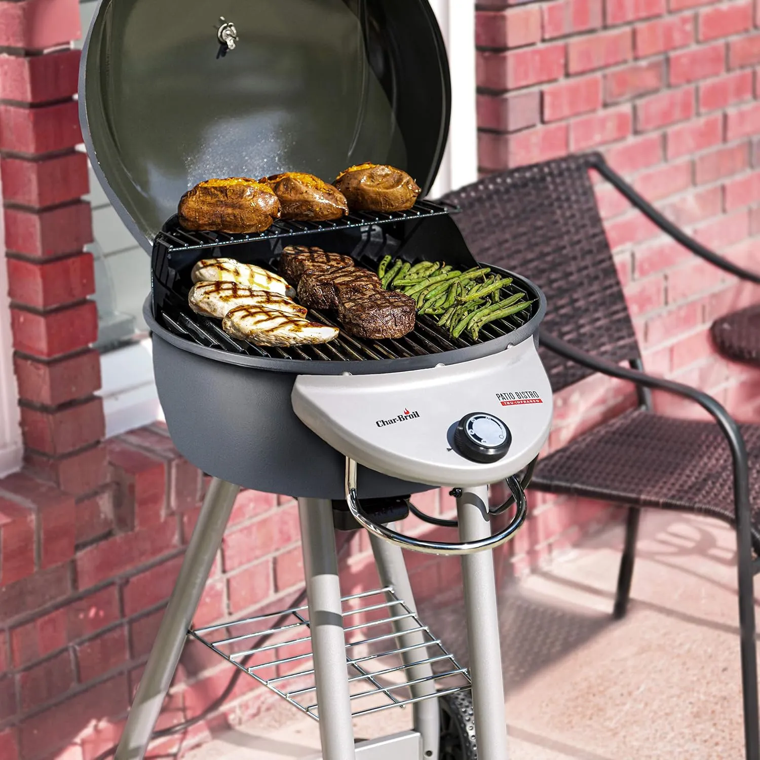 Char-Broil® Patio Bistro® TRU-Infrared Electric Grill, Graphite - 20602108