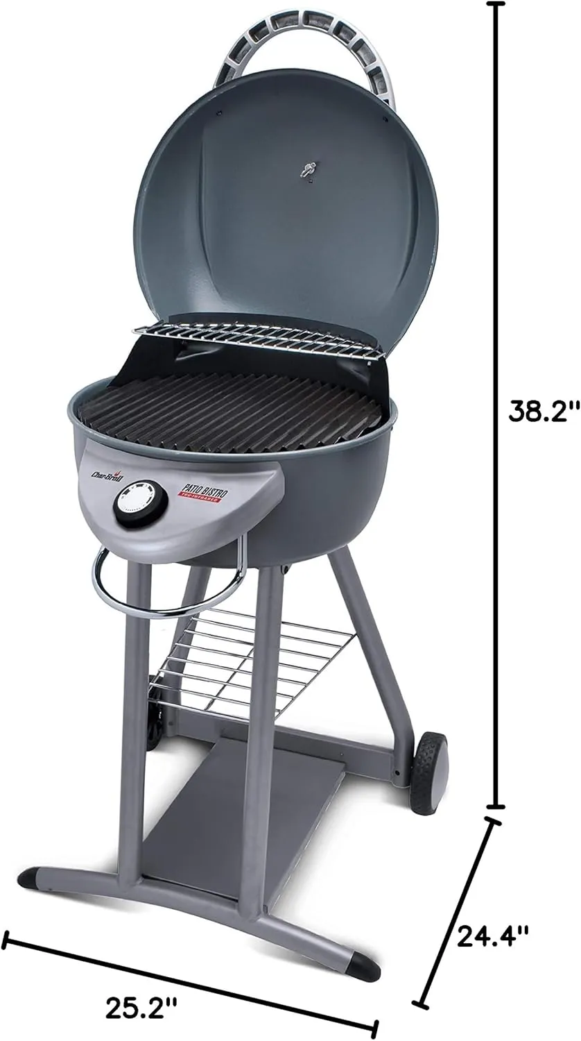 Char-Broil® Patio Bistro® TRU-Infrared Electric Grill, Graphite - 20602108
