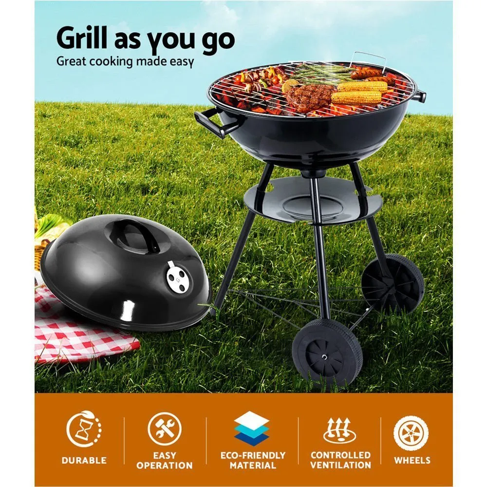 Charcoal BBQ | Portable Dome BBQ on Stand | Grillz Brand