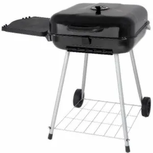 Charcoal Complete collection Barbecue Square BBQ Wheels Shelf Side New Grill 22-inch Cooker Diverse categories Portable