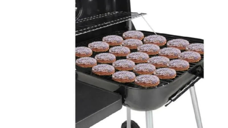 Charcoal Complete collection Barbecue Square BBQ Wheels Shelf Side New Grill 22-inch Cooker Diverse categories Portable