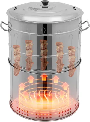 Charcoal Grill - Portable Small Grill for BBQs, Camping, RV, Balcony, cooking surface