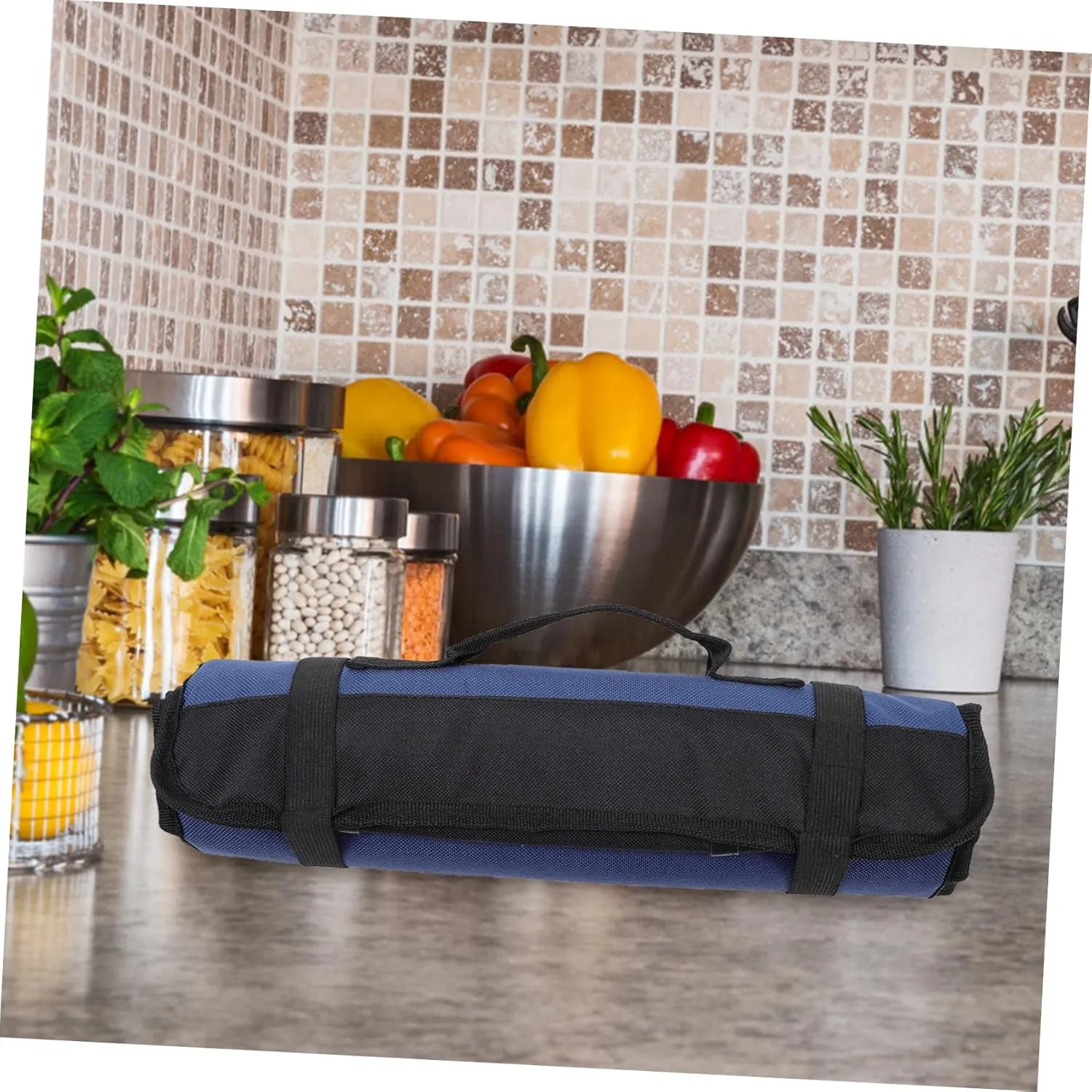 Chef Bag Slot Portable Knife Holder Chef Knife Carrying Case for Culinary Enthusiasts Chefs Compact Storage and Travel Bag