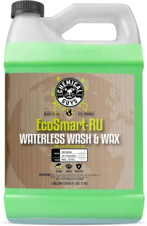 Chemical Guys WAC_707RU EcoSmart Waterless Car Wash & Wax Ready To Use, Safe for Cars, Trucks, SUVs, Motorcycles, RVs & More, 128 fl oz (1 Gallon)