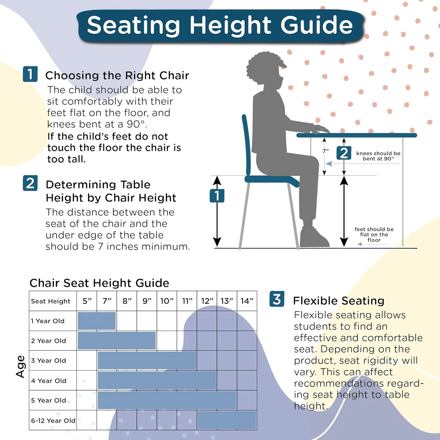 Children’s Factory MyPosture Plus 8" Chair, Tan with Chrome Legs, 2 Pack, Stackable Ergonomic Seating Solution for Classrooms and Homeschools