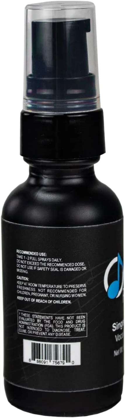ChromaCast Retune 100mg Hemp Oil Singers Life Vocal Throat Spray 30ml