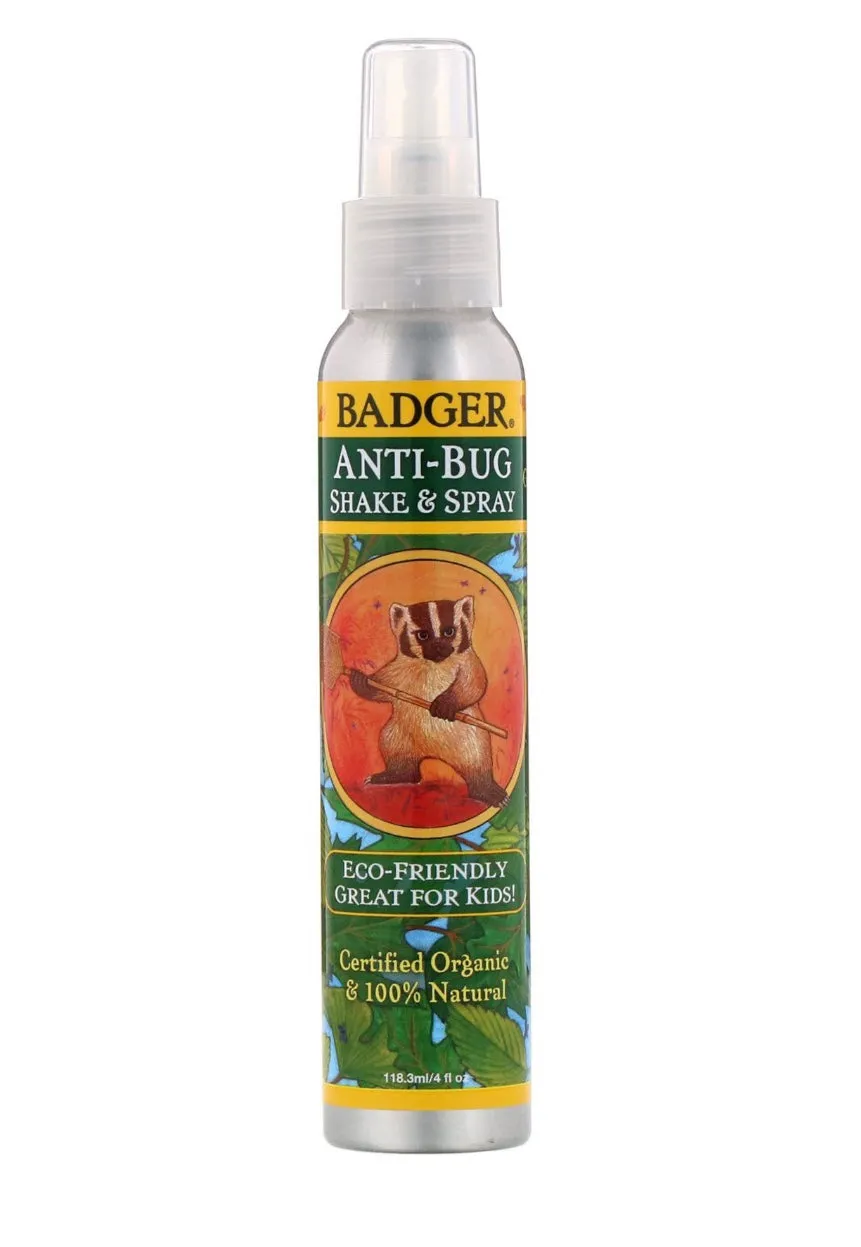 Clean Beauty Society - Badger Company Anti Bug Shake & Spray (Insect / Mosquito Repellant) 4 fl oz