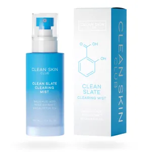 Clean Skin Club Acne Clearing Mist | Salicylic Acid   Rose Extract | Breaktout Fighting Lightweight Acne Spray | Dermatologist Tested & Approved Acne Treatment | Alcohol & Cruelty Free | Natural Ingredients