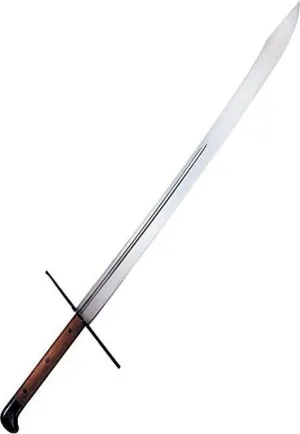 Cold Steel 88GMS Grosse Messer with Leather Scabbard, Brown