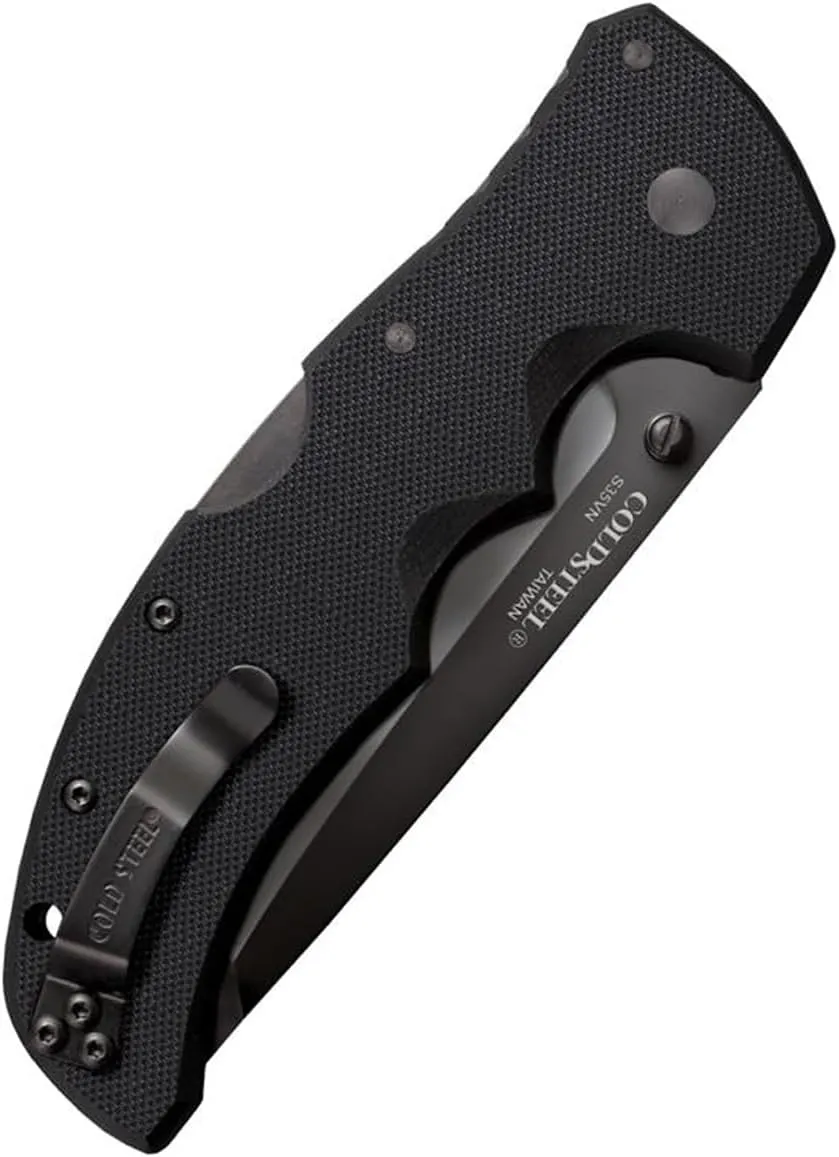 Cold Steel Recon 1 4" S35VN Razor-Sharp Blade 5.375" G-10 Handle Tactical Folding Knife w/Tri-Ad Lock, Ambidextrous Pocket/Belt Clip