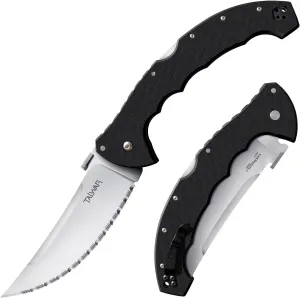 Cold Steel Talwar S35VN Steel Ultra-Sharp Blade G10 Handle Everyday Carry Tactical Pocket Folding Knife with Tri-Ad Locking Mechanism