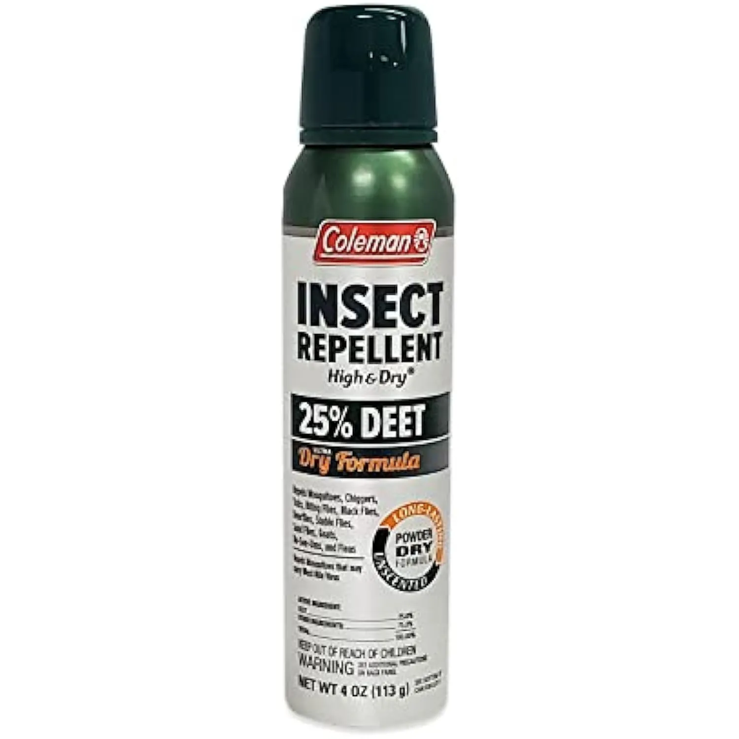 Coleman High and Dry 25% Deet Insect Repellent