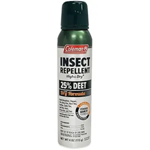Coleman High and Dry 25% Deet Insect Repellent