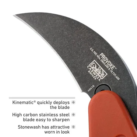 CRKT Provoke Orange Kinematic EDC Folding Pocket Knife