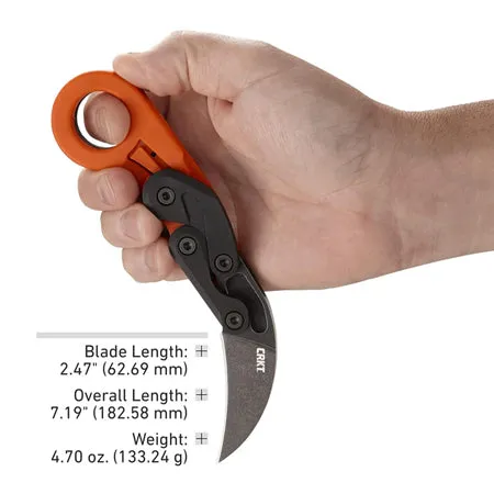 CRKT Provoke Orange Kinematic EDC Folding Pocket Knife
