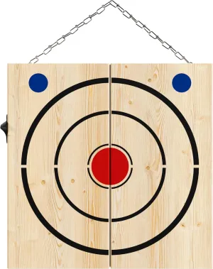 Crown Display Axe Throwing Target Board - Wooden Shooting Targets for Axes & Hatchets - Made in USA - Great for Adults & Kids