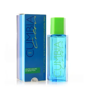 Cumbia Colors By Benetton For Men, Eau De Toilette Spray, 3.3-Ounce Bottle