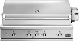 DCS Series 9 48-Inch Built-in Natural Gas Grill with Rotisserie & Infrared Burner - BE1-48RCI-N