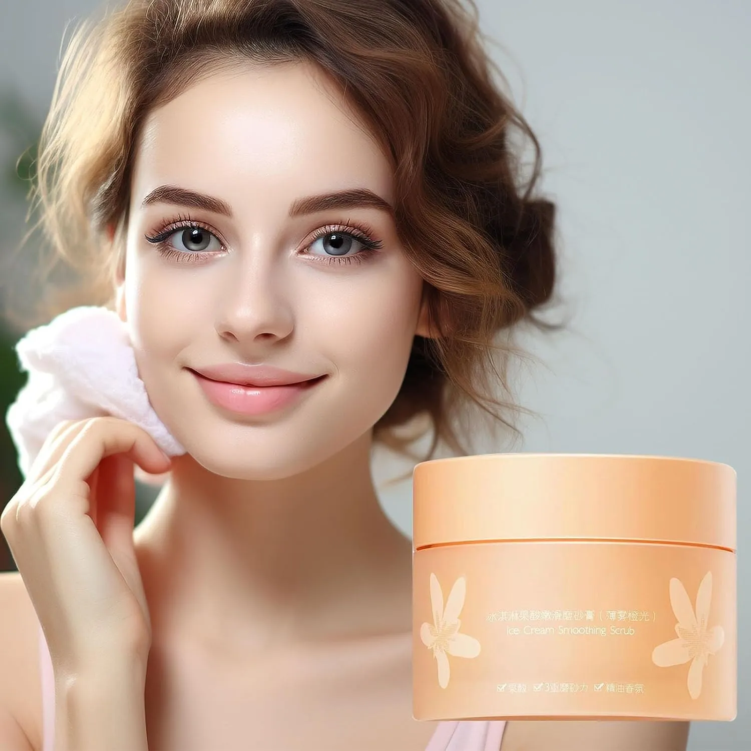 Dead and Sweet Orange Body Scrub Moisturizing and Exfoliating Body Hand Foot Scrub Marks Lines Wrinkles Great for The Experience (A, One Size)