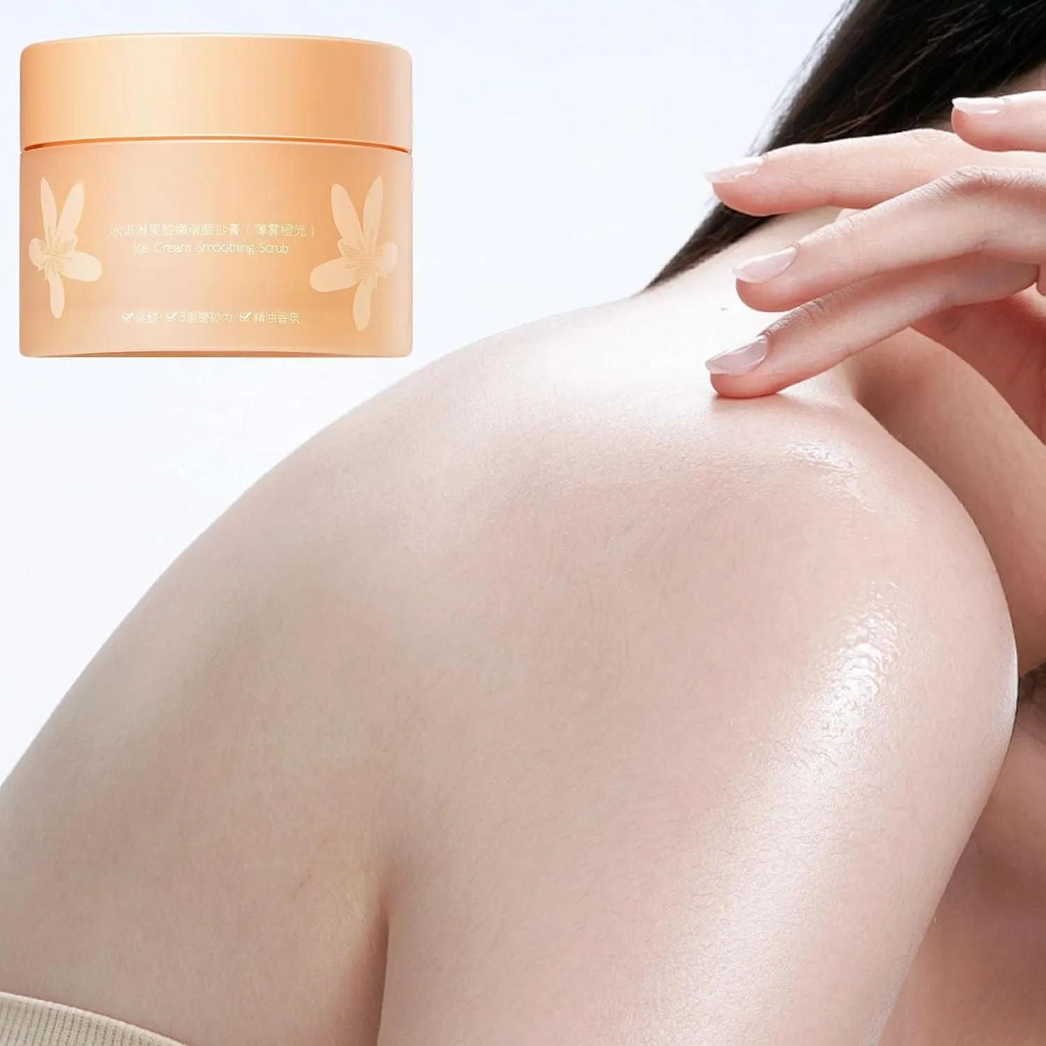 Dead and Sweet Orange Body Scrub Moisturizing and Exfoliating Body Hand Foot Scrub Marks Lines Wrinkles Great for The Experience (A, One Size)