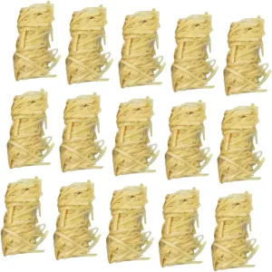 DECHOUS 50Pcs Natural Wooden Fire Lighters Quick Lighting Fire Starters for Campfires Bbqs Grills Outdoor Cooking for Weather Resistant