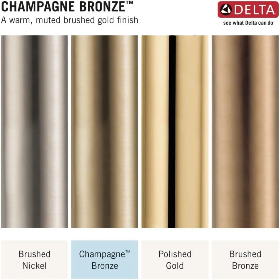 Delta -faucet 52487-CZ-PR Universal Showering Components Showerhead, Lumicoat Champagne Bronze