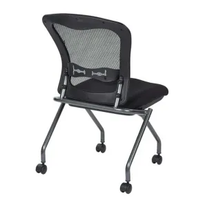 Deluxe Mesh Armless Folding chair