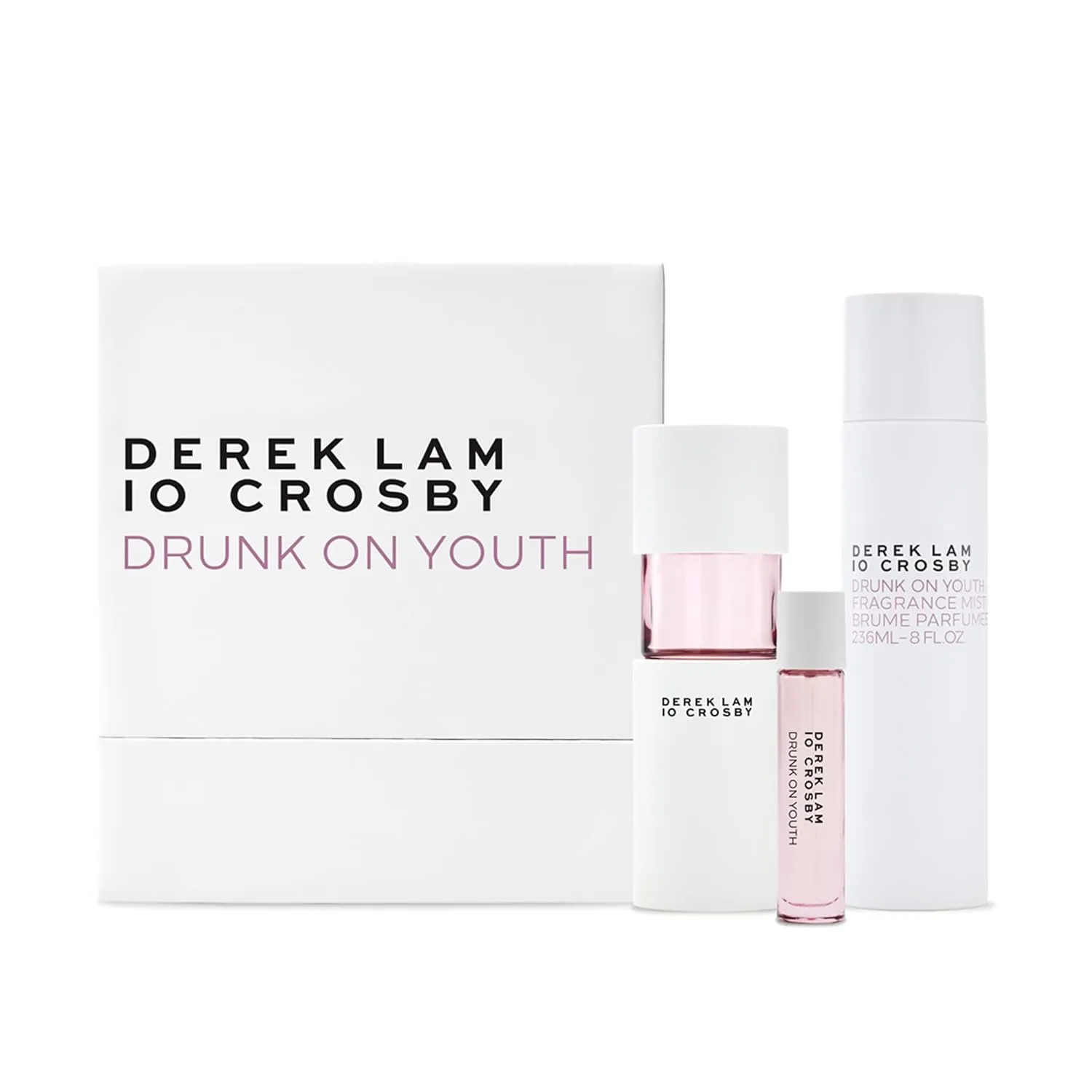 Derek Lam 10 Crosby Drunk on Youth for Women - 3 Pc Gift Set 3.4oz EDP Spray, 10ml EDP Spray, 8oz Fragrance Mist (I0094200)