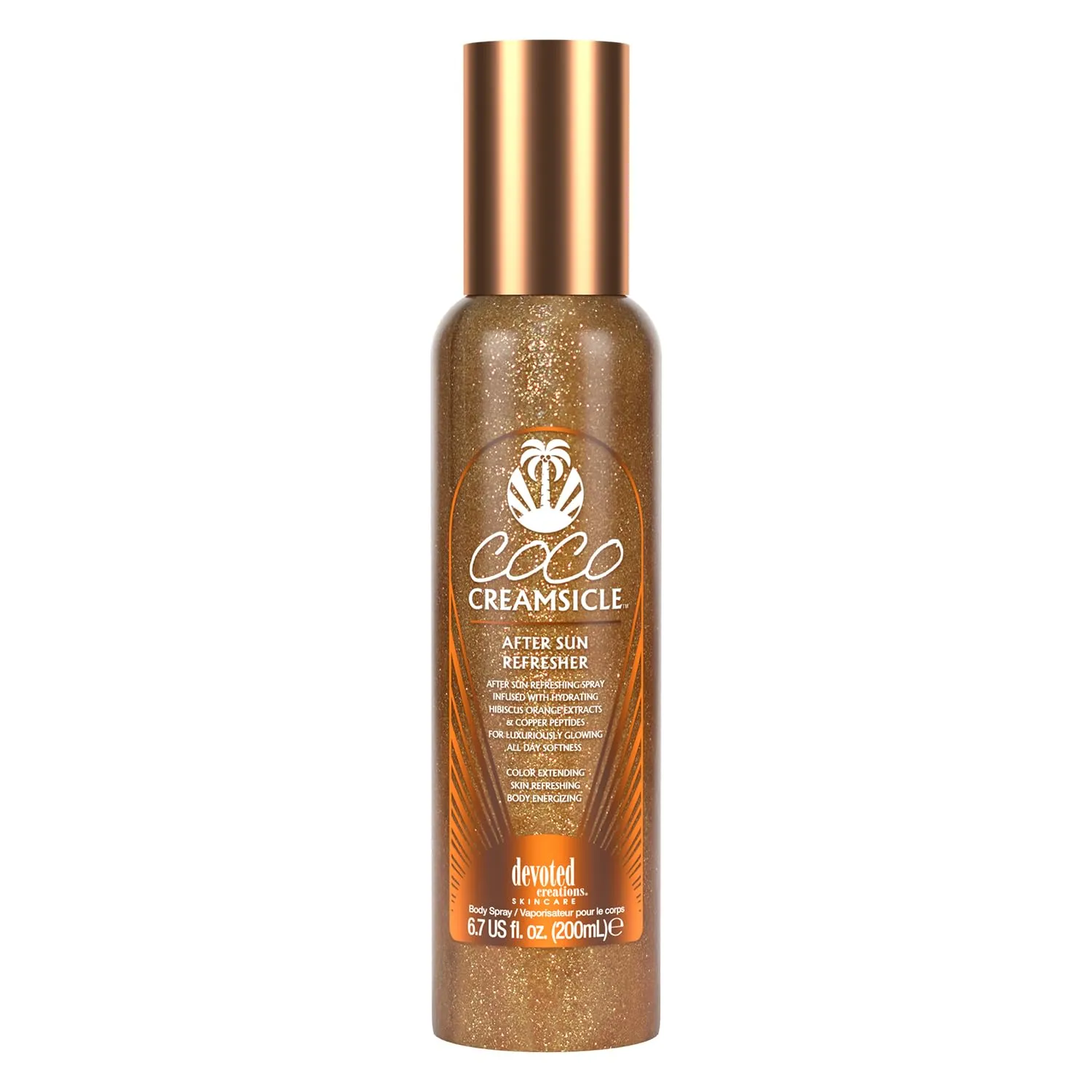 Devoted Creations Coco Creamsicle After Sun Refresher - Color Extending, Skin Refreshing, Body Energizing Body Spray