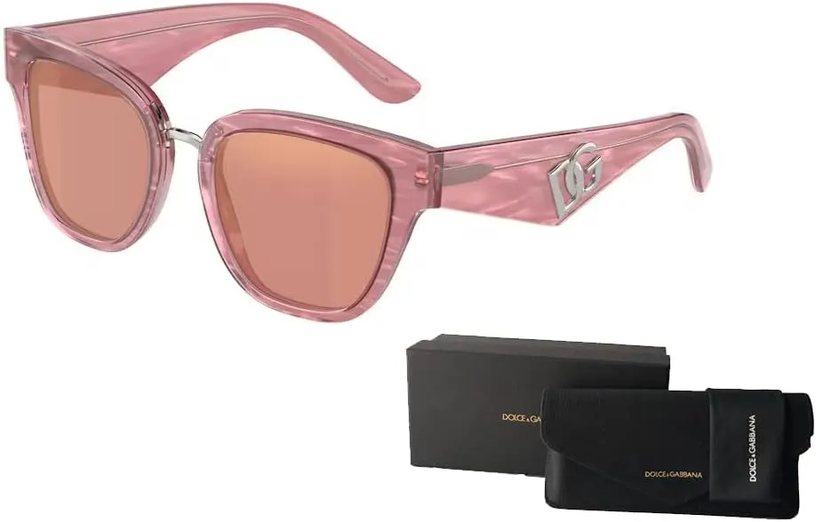 Dolce & Gabbana DG4437 Square Sunglasses for Women   BUNDLE With Designer iWear Eyewear Kit
