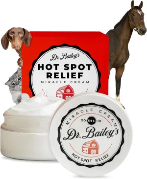 Dr. Bailey's Miracle Cream - 2 OZ Topical Ointment | Hot Spot Treatment for Dogs, Cats, Animals | Dog Skin Irritation Treatment | Animal Wound Care