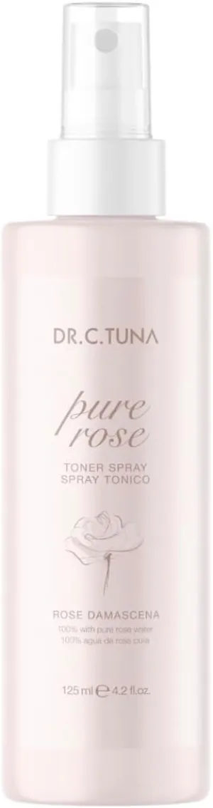 Dr.C.Tuna Pure Rose Toner Spray with Rose Damascena, 4.2 fl oz, 125ml