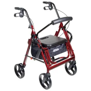 Drive™ Duet 4 Wheel Rollator / Transport Wheelchair
