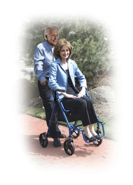 Drive™ Duet 4 Wheel Rollator / Transport Wheelchair