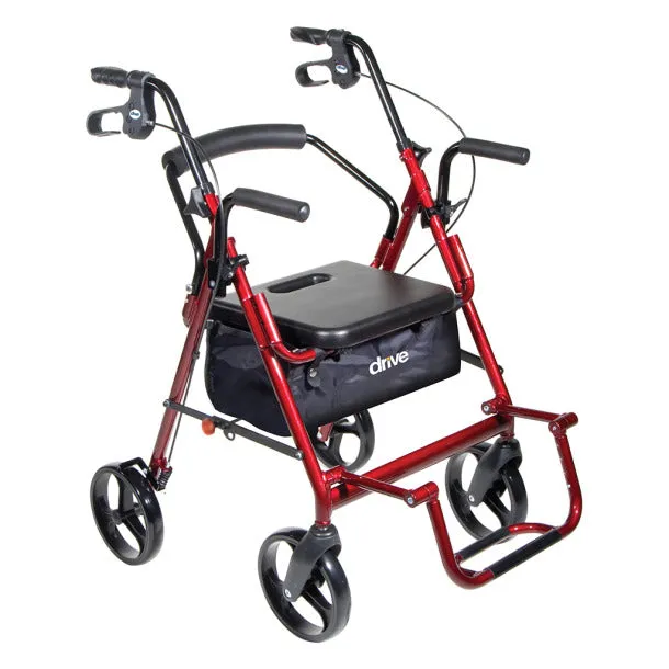 Drive™ Duet 4 Wheel Rollator / Transport Wheelchair