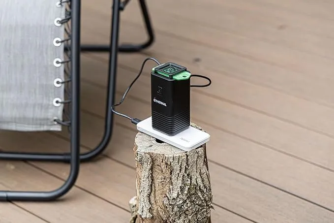 E-Thermal Mosquito Repeller - Uses All Natural, Deet Free Pads - Rechargeable Battery - No Butane - Very Effective with Up to 15 Feet of Protection - The All Natural Bug Spray Alternative