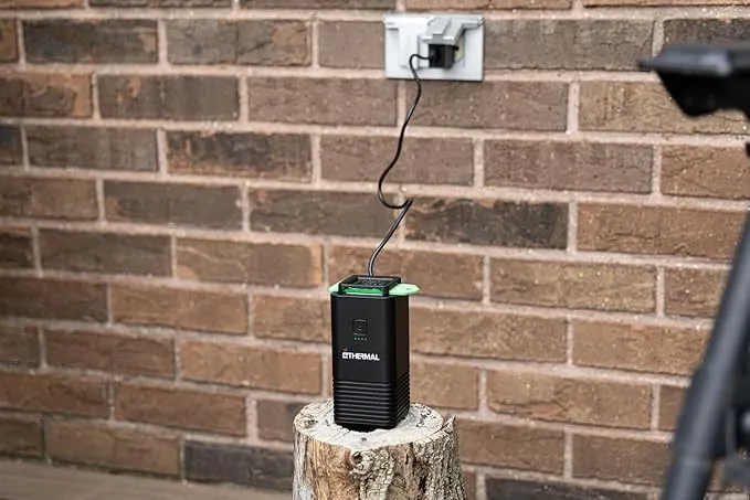 E-Thermal Mosquito Repeller - Uses All Natural, Deet Free Pads - Rechargeable Battery - No Butane - Very Effective with Up to 15 Feet of Protection - The All Natural Bug Spray Alternative