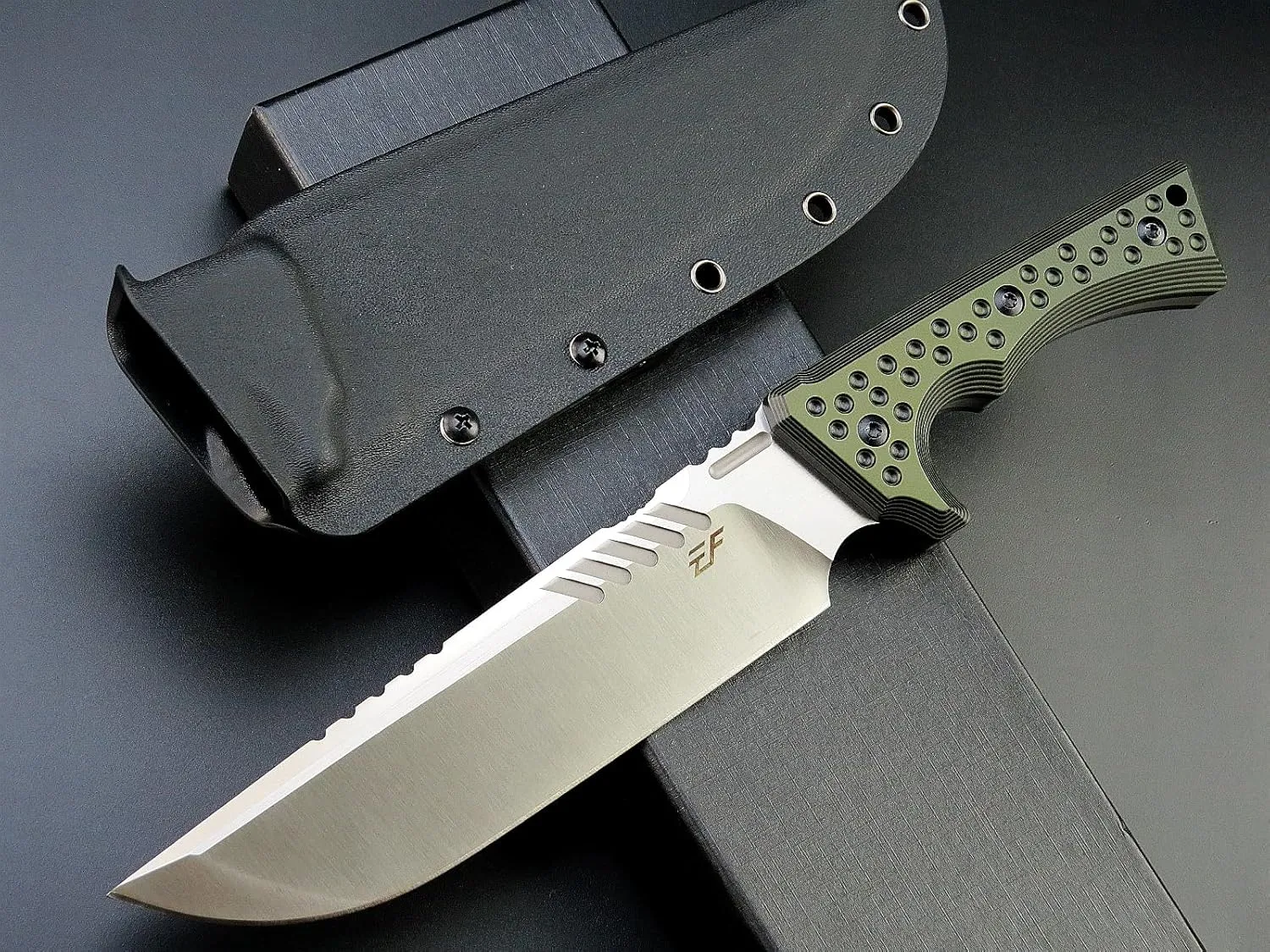 Eafengrow EF146 Fixed Blade Knife Sleipner Steel Blade G10 Handle Full Tang EDC Straight Knife for Working Camping Bushcraft