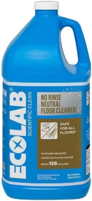 Ecolab No Rinse Neutral Floor Cleaner (1 Gal) (4)