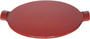 Emile Henry Made In France Flame Individual Pizza Stone, 10", Burgundy
